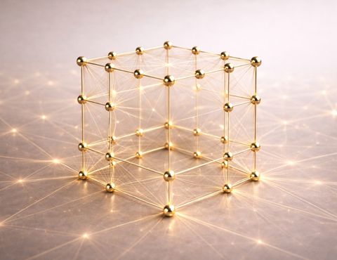 Gold evolution technology symbol